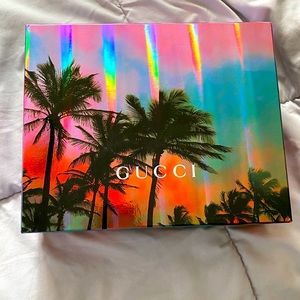 ****SOLD***IRIDESCENT GICCI PALM TREE BOX EMPTY